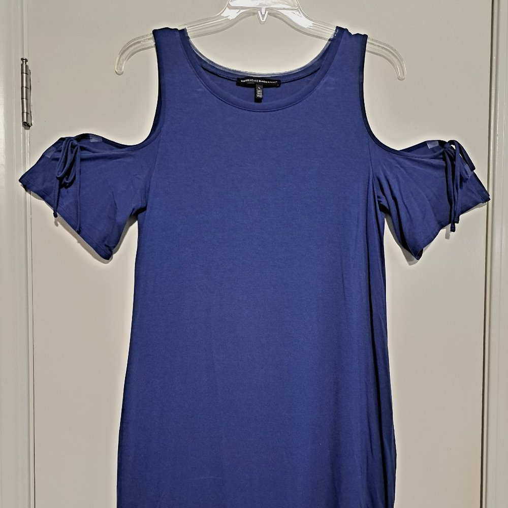 White House Black Market Cold-Shoulder Knit Dress